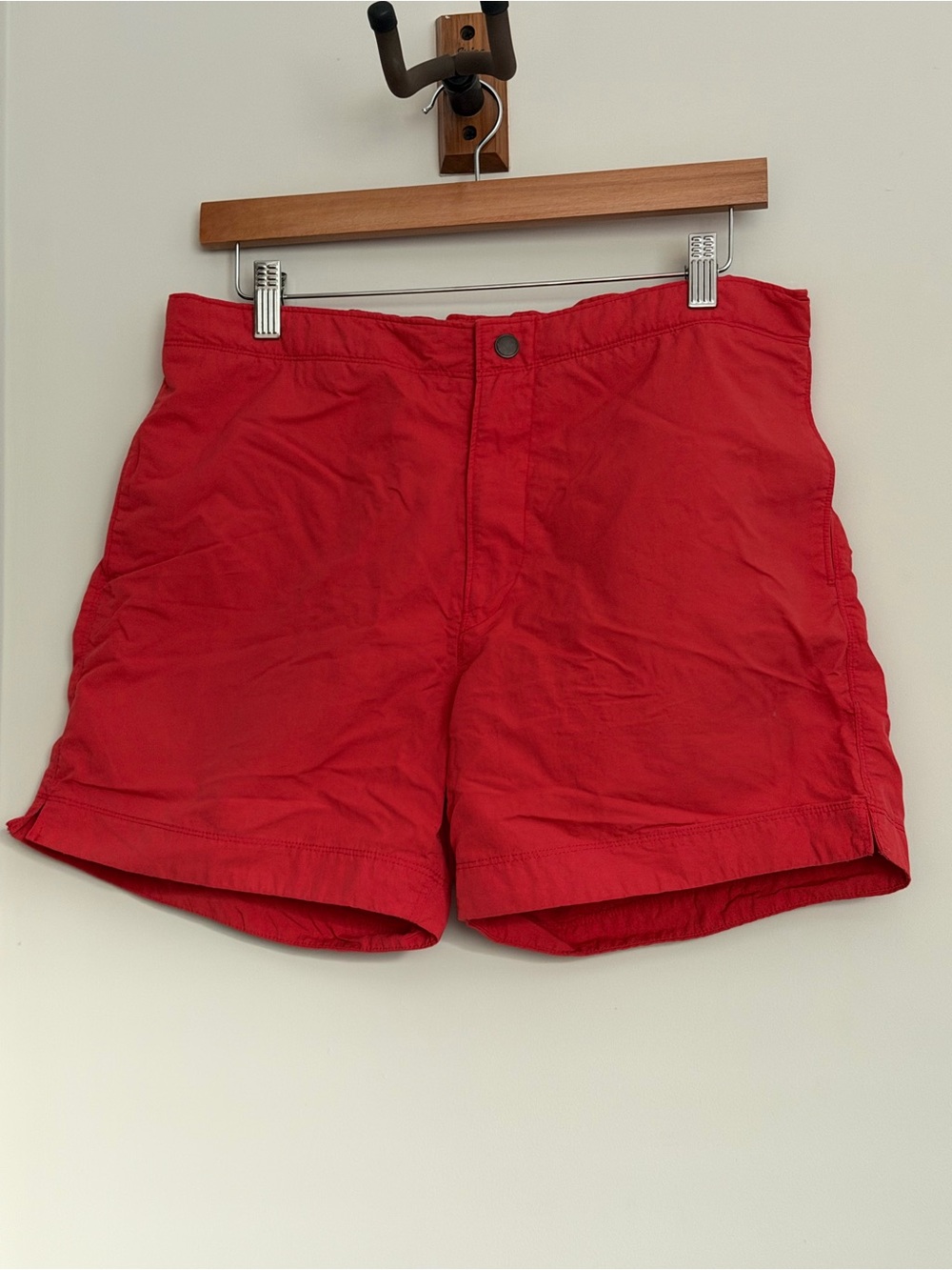 Men's Red Casual Shorts
